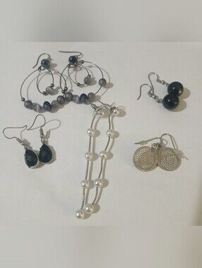 5 Pairs Dangle Earrings